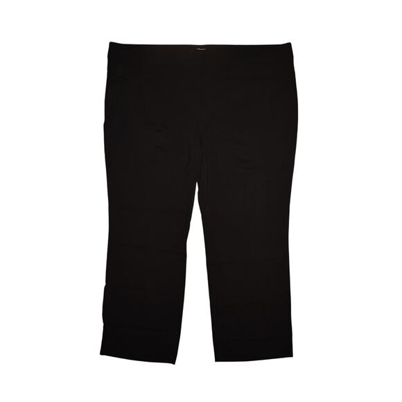 AVENUE NEW $60 Black Pull-On Bootcut Pant‎ Elastic Waist Plus Size 30 Tall - Picture 1 of 3